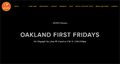 Desktop Screenshot of oaklandfirstfridays.org