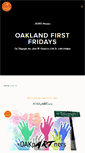 Mobile Screenshot of oaklandfirstfridays.org